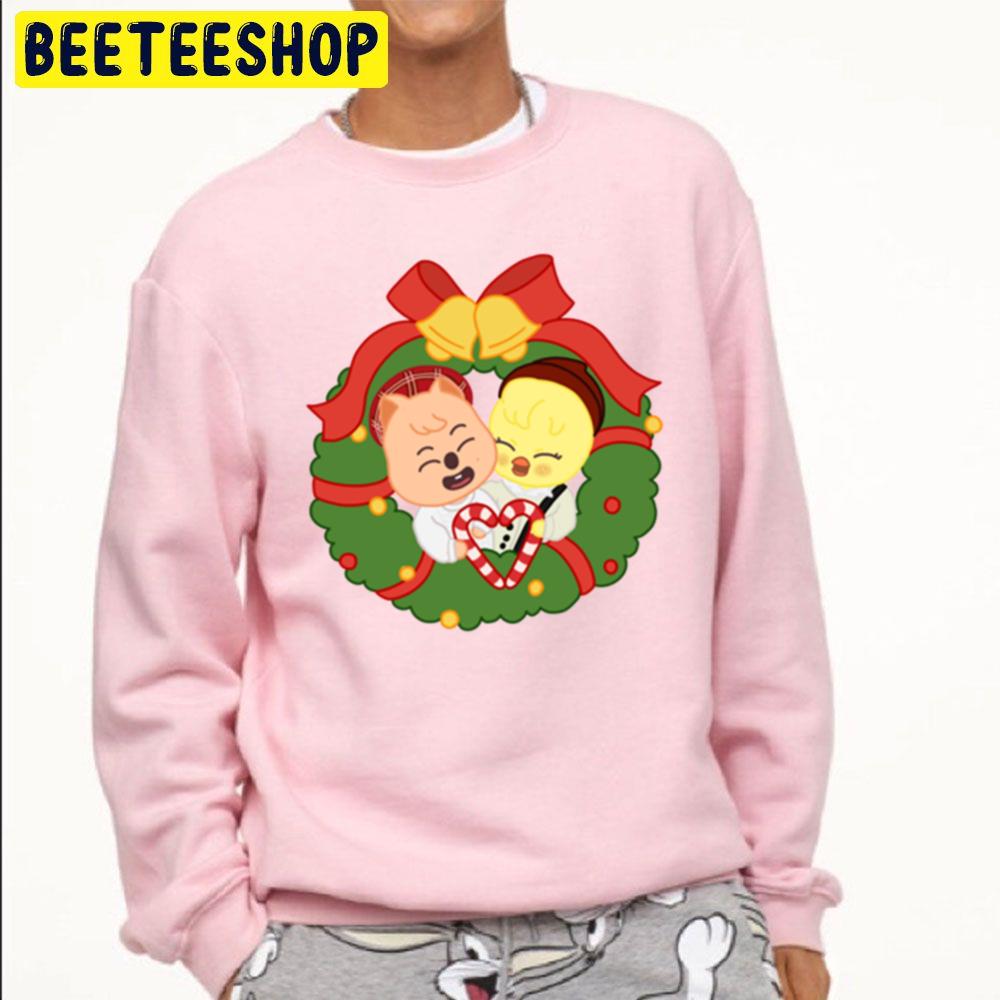 Han Quokka And Bbokari Stray Kids Skzoo Christmas Trending Unisex Sweatshirt Han Quokka And Bbokari Stray Kids Skzoo Christmas Trending Unisex Sweatshirt