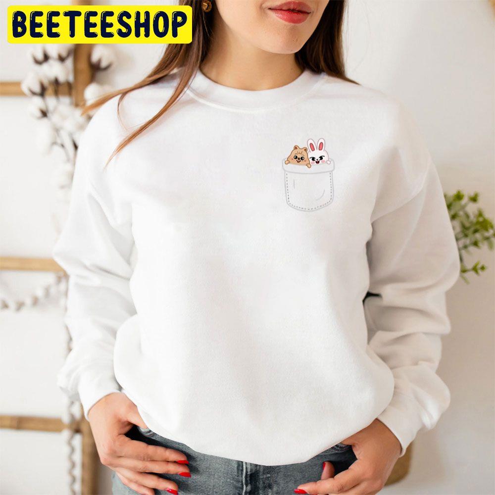 Han Quokka Leebit Skzoo Pocket Trending Unisex Sweatshirt Han Quokka Leebit Skzoo Pocket Trending Unisex Sweatshirt