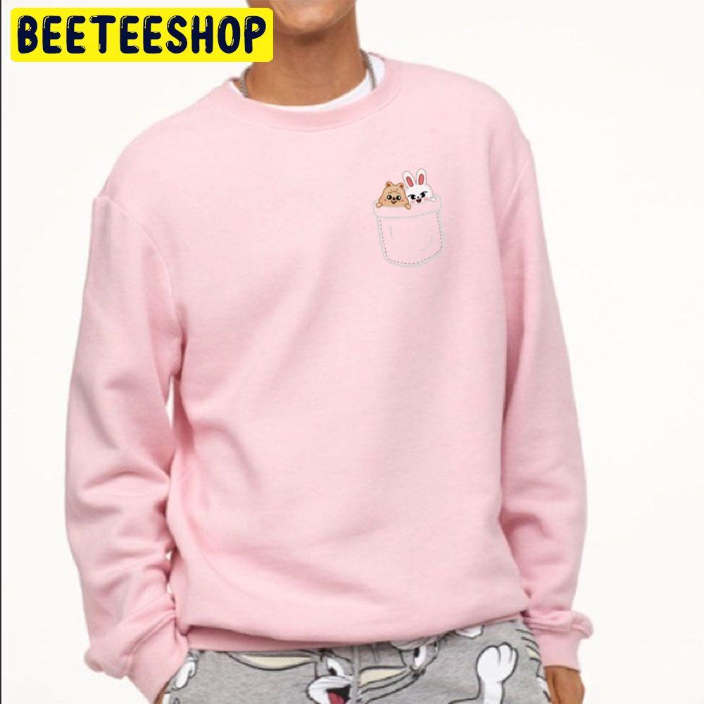 Han Quokka Leebit Skzoo Pocket Trending Unisex Sweatshirt Han Quokka Leebit Skzoo Pocket Trending Unisex Sweatshirt