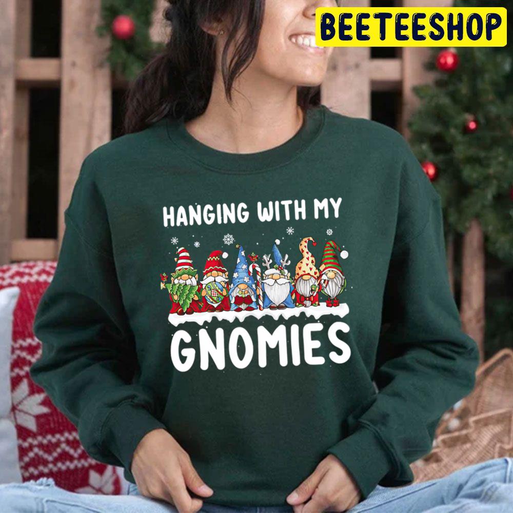 Hanging With My Gnomies Gnome Christmas Trending Unisex Hoodie Hanging With My Gnomies Gnome Christmas Trending Unisex Hoodie