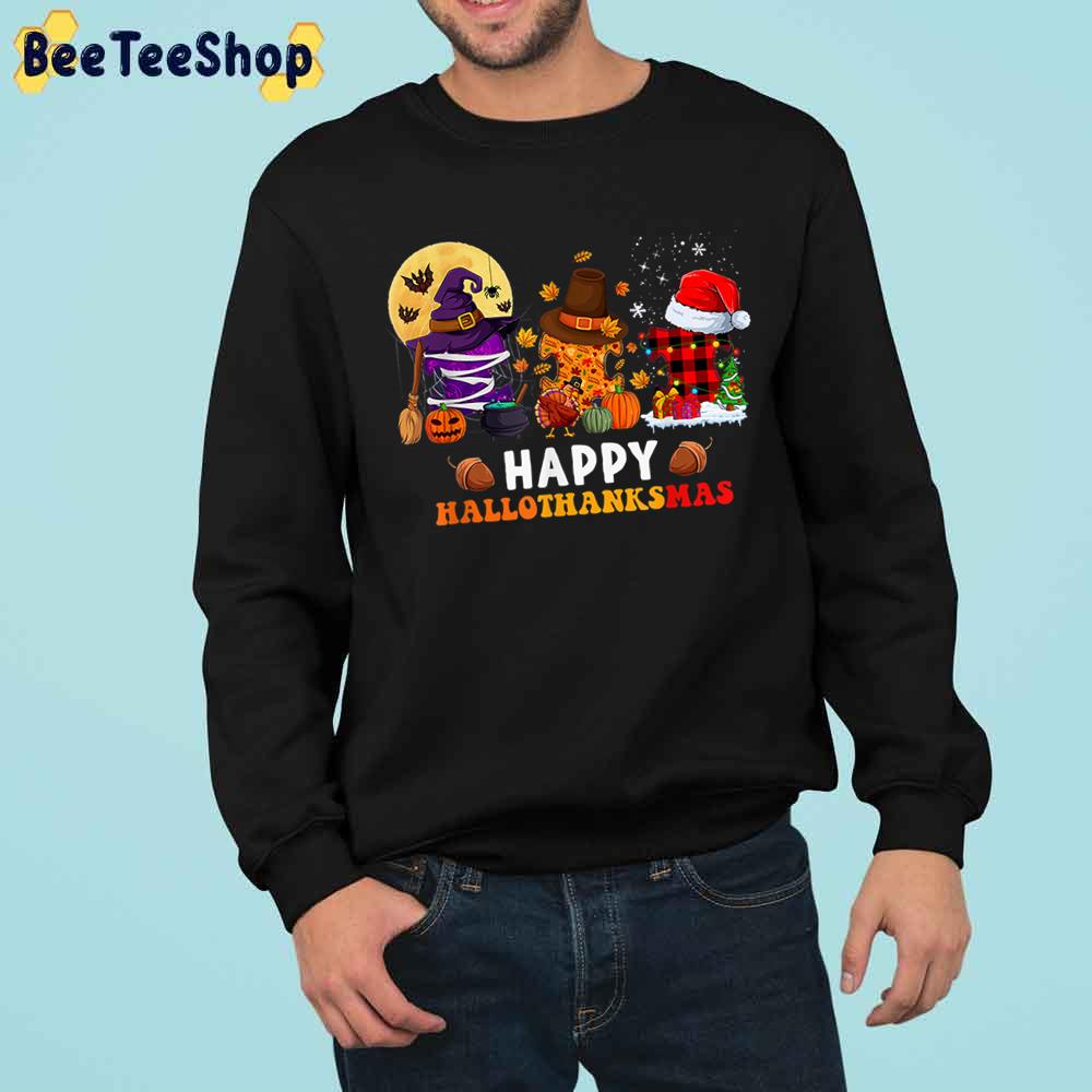 Happy Hallothanksmas Autism Awareness Thankful Xmas Trending Unisex Sweatshirt Happy Hallothanksmas Autism Awareness Thankful Xmas Trending Unisex Sweatshirt