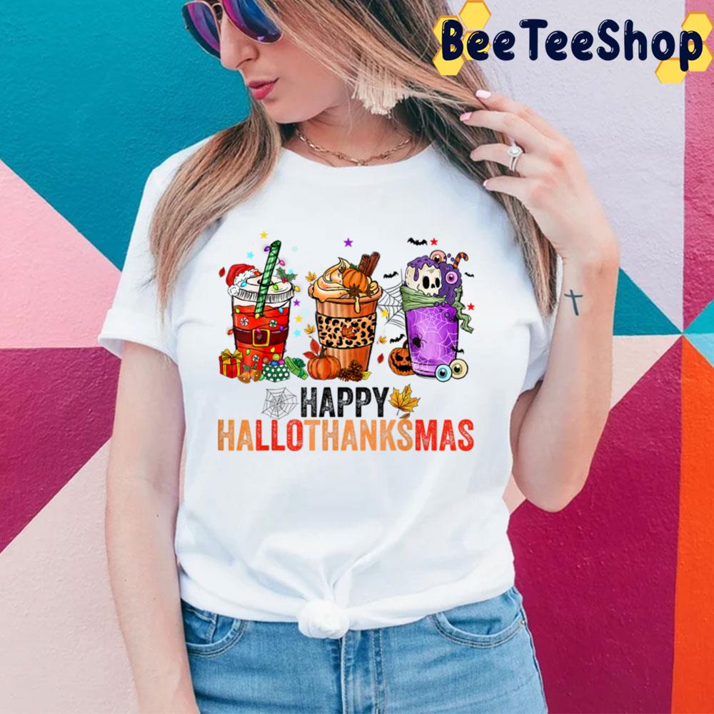 Happy Hallothanksmas Halloween Thanksgiving Christmas Gifts Trending Unisex Sweatshirt Happy Hallothanksmas Halloween Thanksgiving Christmas Gifts Trending Unisex Sweatshirt
