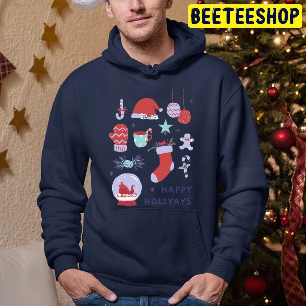 Happy Holiyays Christmas Trending Unisex Hoodie Happy Holiyays Christmas Trending Unisex Hoodie