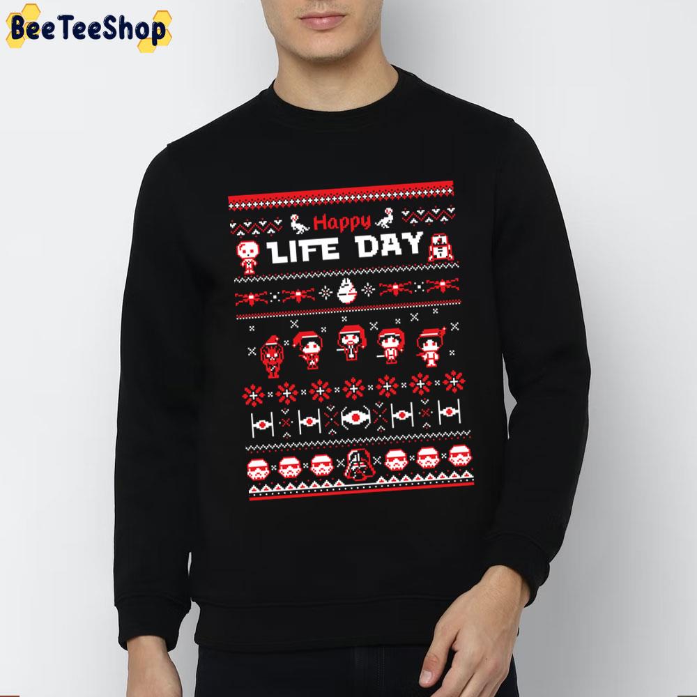 Happy Life Day Star Wars Christmas Trending Unisex Sweatshirt Happy Life Day Star Wars Christmas Trending Unisex Sweatshirt