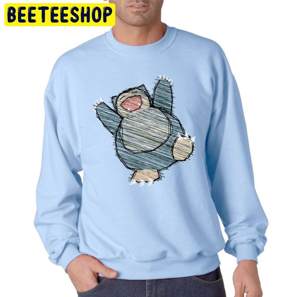 Happy Snorlax Sketch Trending Unisex Sweatshirt Happy Snorlax Sketch Trending Unisex Sweatshirt