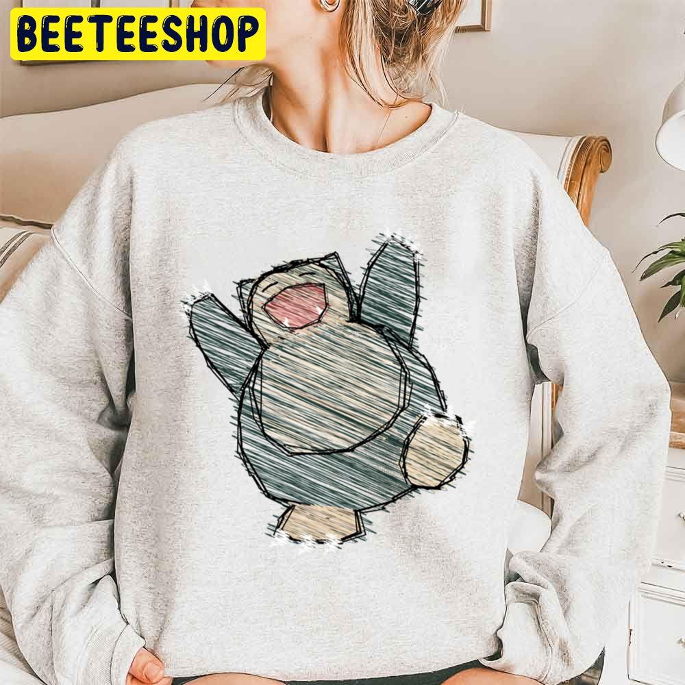 Happy Snorlax Sketch Trending Unisex Sweatshirt Happy Snorlax Sketch Trending Unisex Sweatshirt