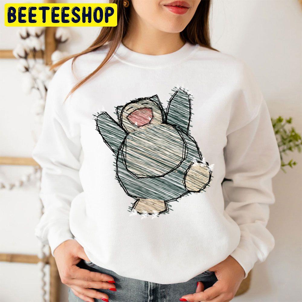 Happy Snorlax Sketch Trending Unisex Sweatshirt Happy Snorlax Sketch Trending Unisex Sweatshirt
