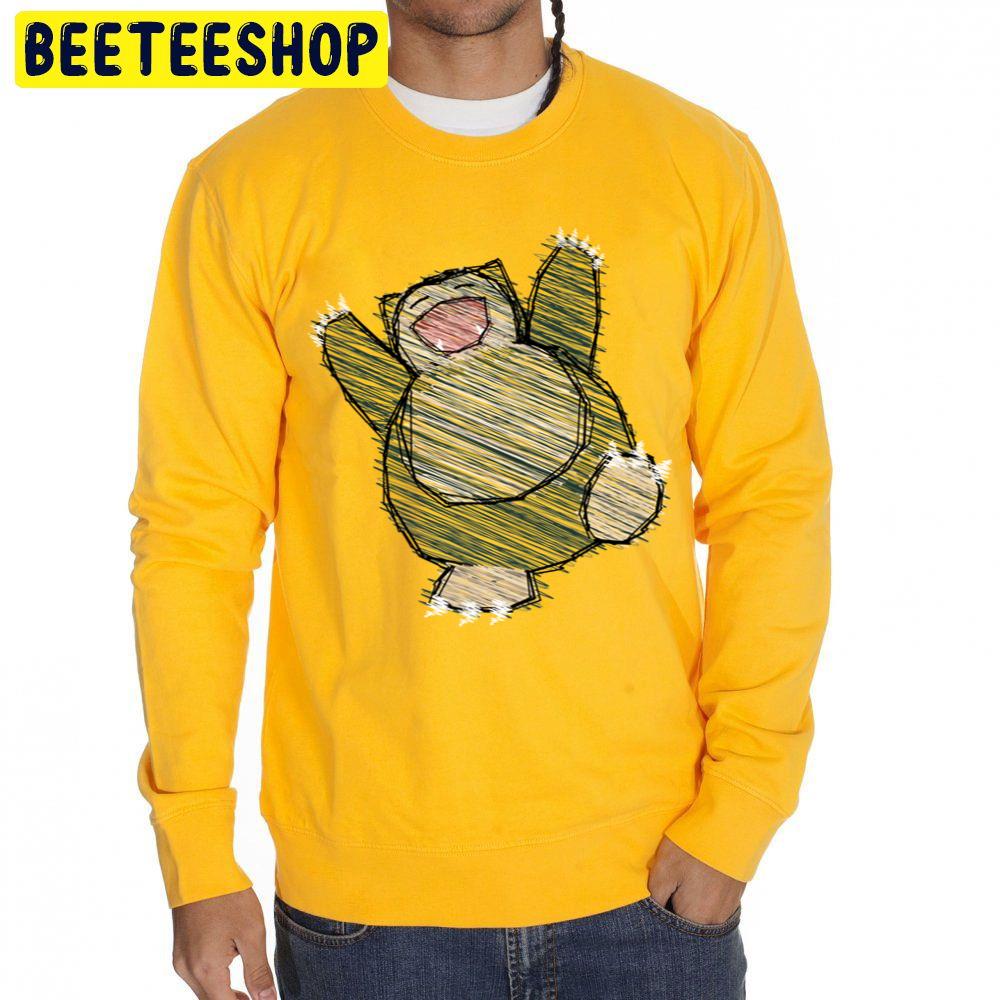 Happy Snorlax Sketch Trending Unisex Sweatshirt Happy Snorlax Sketch Trending Unisex Sweatshirt