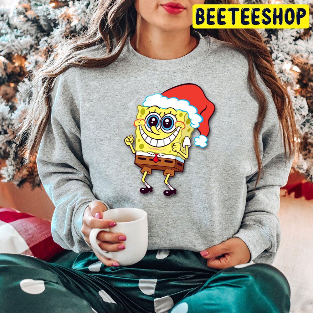 Happy Spongebob Christmas Trending Unisex Hoodie Happy Spongebob Christmas Trending Unisex Hoodie