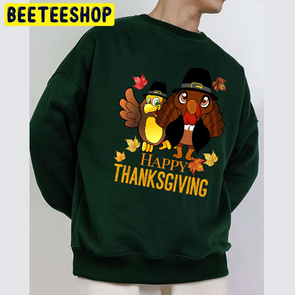 Happy Thanksgiving Friends Owl Turkey Trending Unisex Sweatshirt Happy Thanksgiving Friends Owl Turkey Trending Unisex Sweatshirt