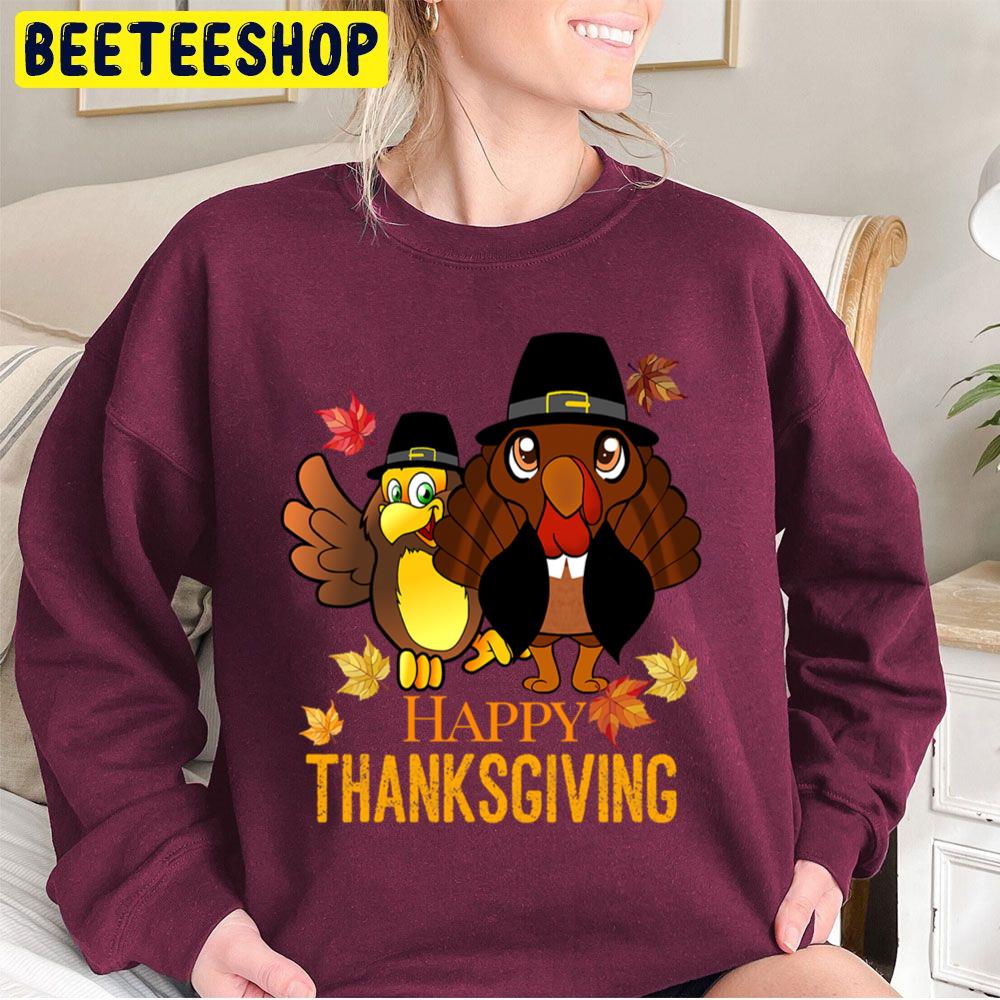 Happy Thanksgiving Friends Owl Turkey Trending Unisex Sweatshirt Happy Thanksgiving Friends Owl Turkey Trending Unisex Sweatshirt