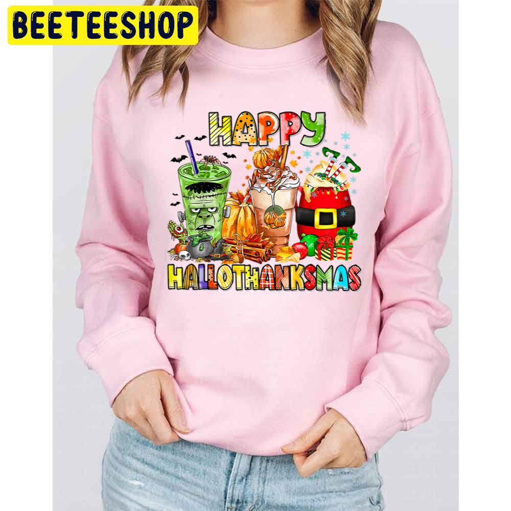 Happy Thanksgiving Xmas Coffee Crem Latte Thanksgiving Trending Unisex Sweatshirt Happy Thanksgiving Xmas Coffee Crem Latte Thanksgiving Trending Unisex Sweatshirt