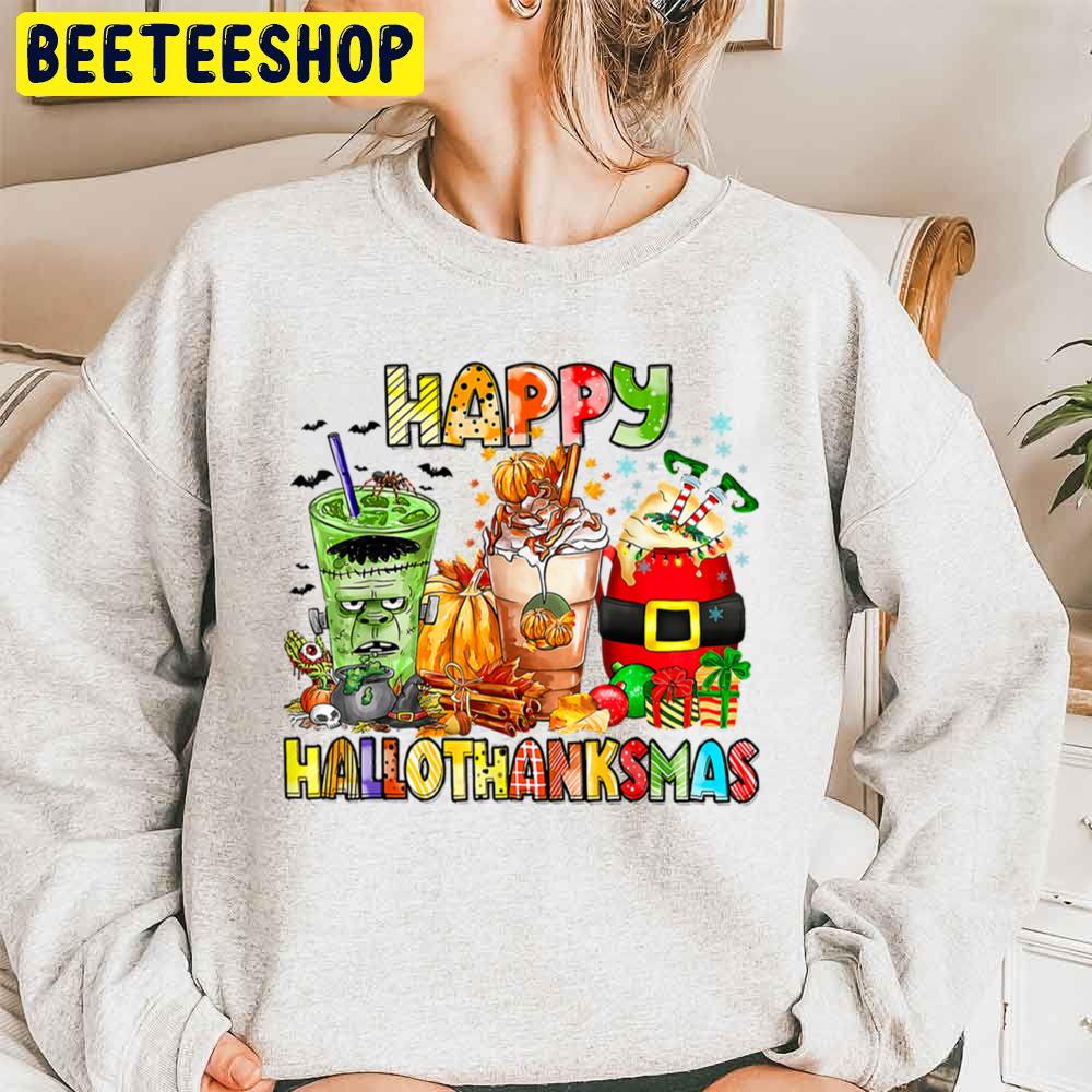Happy Thanksgiving Xmas Coffee Crem Latte Thanksgiving Trending Unisex Sweatshirt Happy Thanksgiving Xmas Coffee Crem Latte Thanksgiving Trending Unisex Sweatshirt