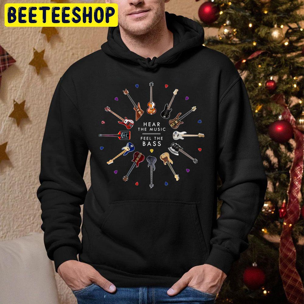 Hear The Music Feel The Bass Trending Unisex Hoodie Hear The Music Feel The Bass Trending Unisex Hoodie