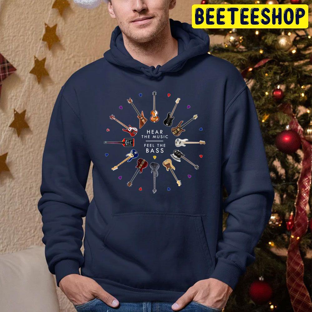 Hear The Music Feel The Bass Trending Unisex Hoodie Hear The Music Feel The Bass Trending Unisex Hoodie