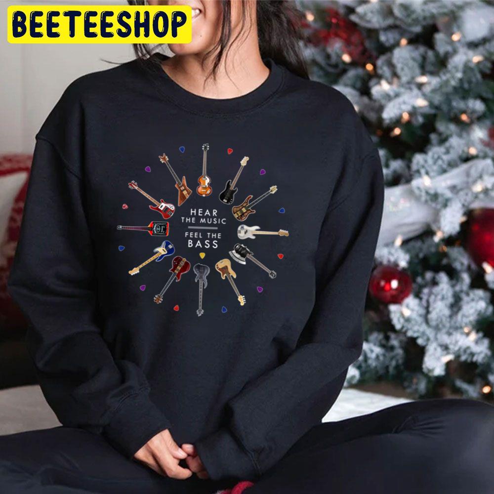 Hear The Music Feel The Bass Trending Unisex Hoodie Hear The Music Feel The Bass Trending Unisex Hoodie