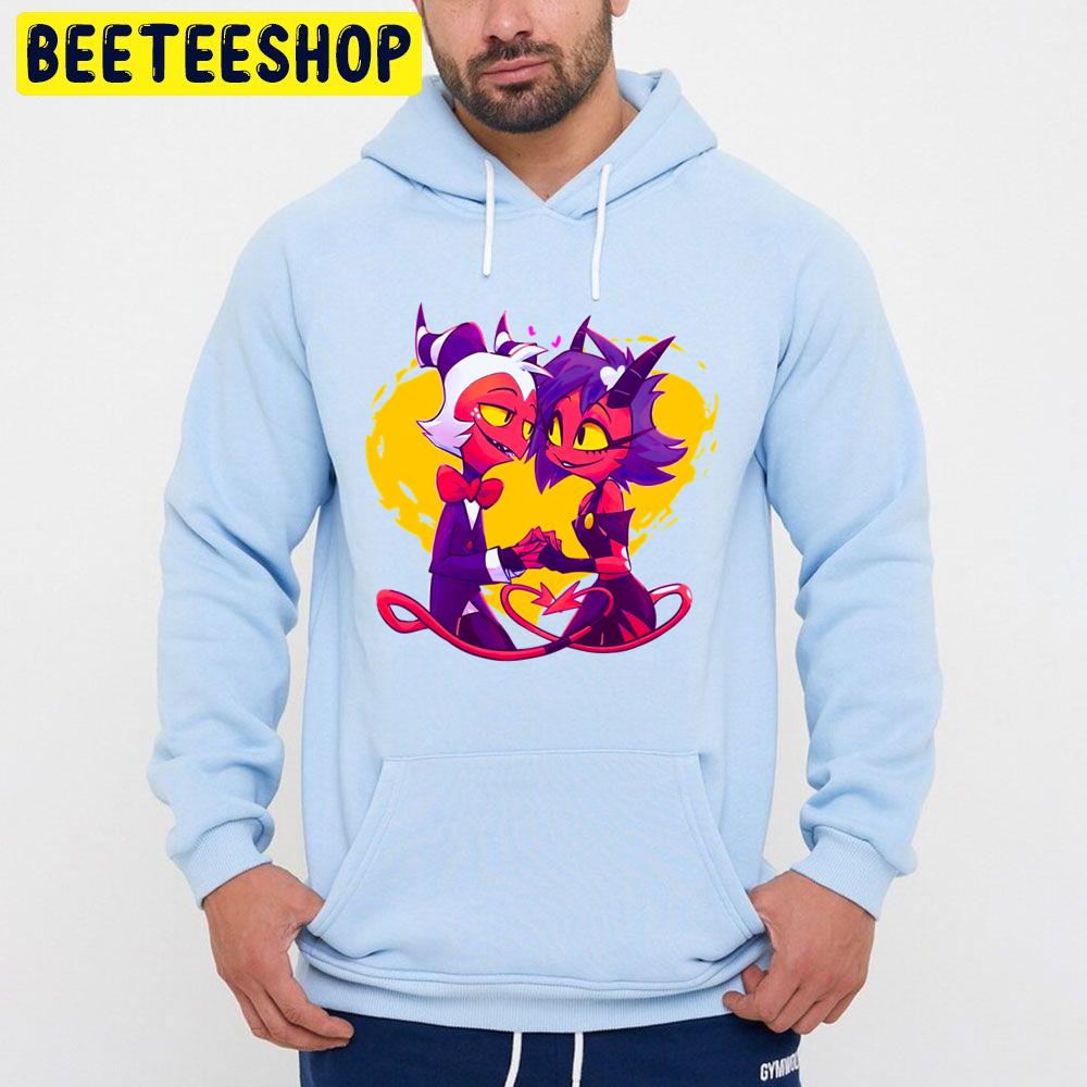 Helluva Boss Millie And Moxxie Trending Unisex Hoodie Helluva Boss Millie And Moxxie Trending Unisex Hoodie
