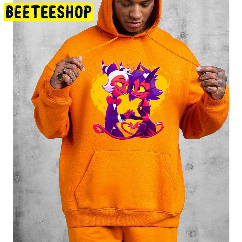 Helluva Boss Millie And Moxxie Trending Unisex Hoodie Helluva Boss Millie And Moxxie Trending Unisex Hoodie
