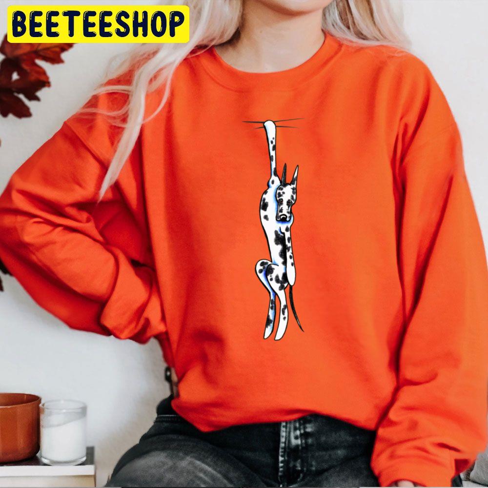 Help Clingy Harlequin Great Dane Trending Unisex Sweatshirt Help Clingy Harlequin Great Dane Trending Unisex Sweatshirt