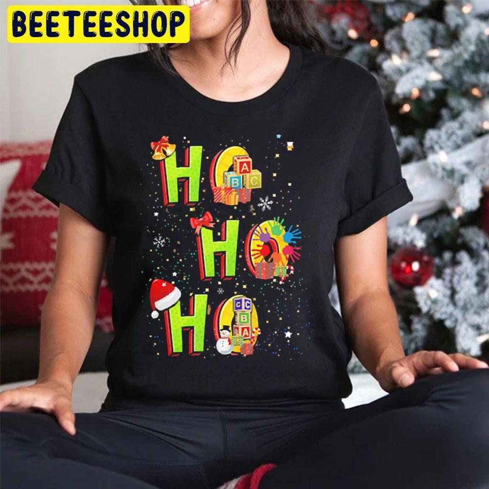 Ho Ho Ho Childcare Provider Christmas Trending Unisex Hoodie Ho Ho Ho Childcare Provider Christmas Trending Unisex Hoodie