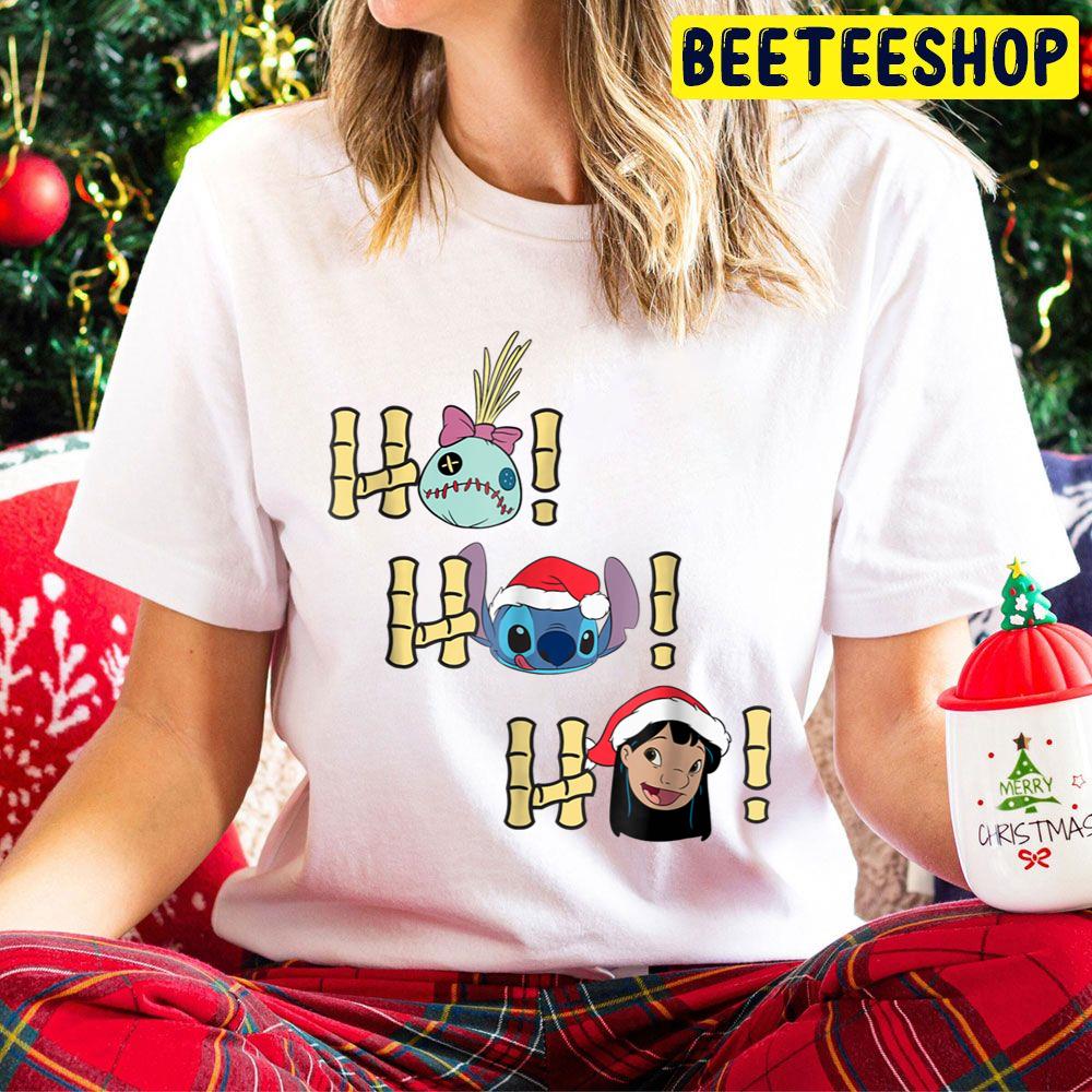 Ho Ho Ho Christmas Holiday Lilo And Stitch Trending Unisex Hoodie Ho Ho Ho Christmas Holiday Lilo And Stitch Trending Unisex Hoodie