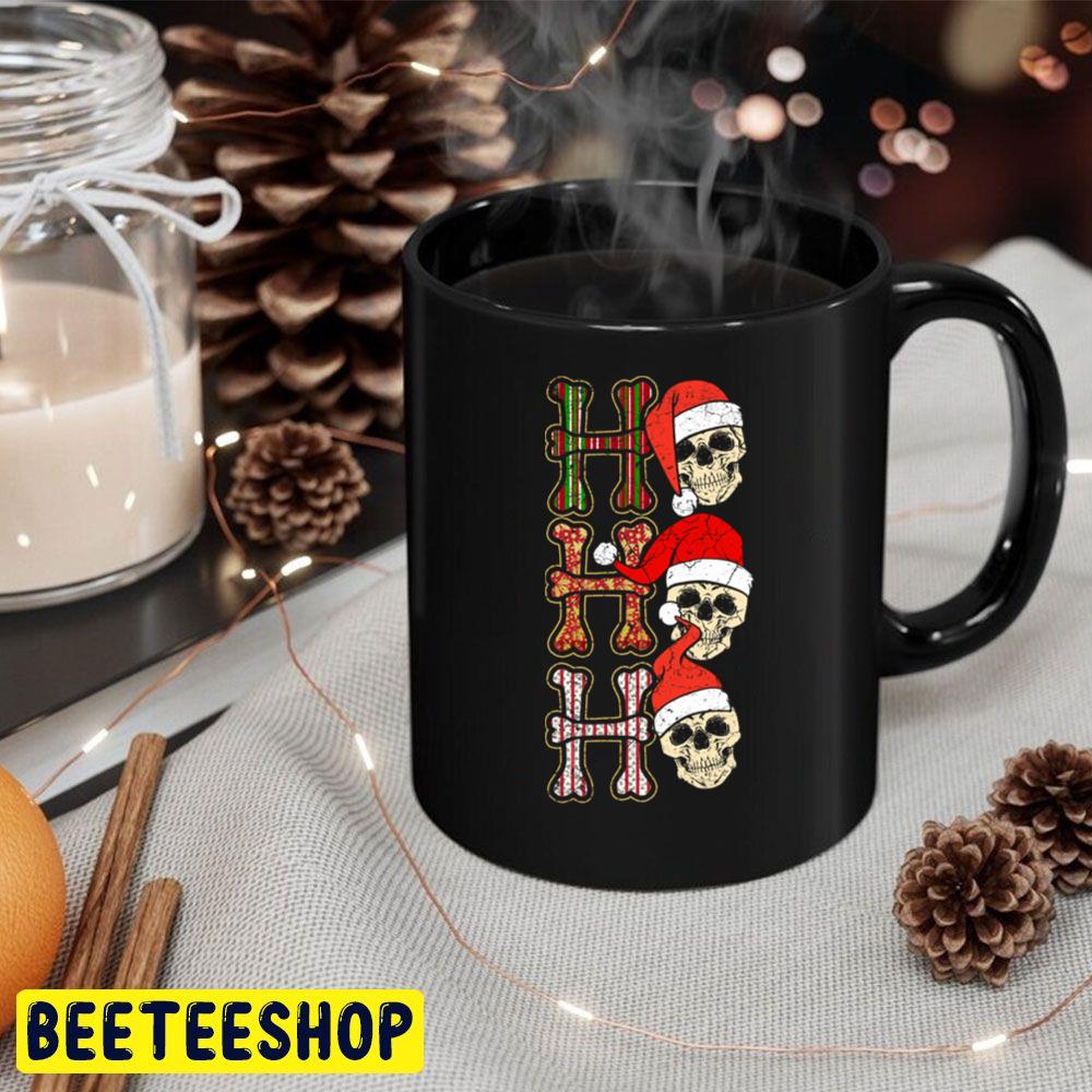 Ho Ho Ho Christmas Skull Trending Unisex Hoodie Ho Ho Ho Christmas Skull Trending Unisex Hoodie