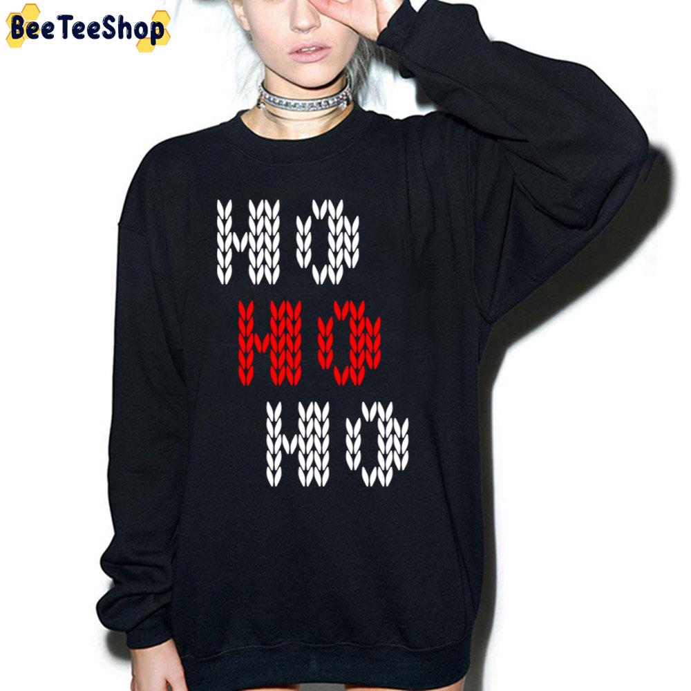 Ho Ho Ho Knit Pattern Christmas Trending Unisex Sweatshirt Ho Ho Ho Knit Pattern Christmas Trending Unisex Sweatshirt