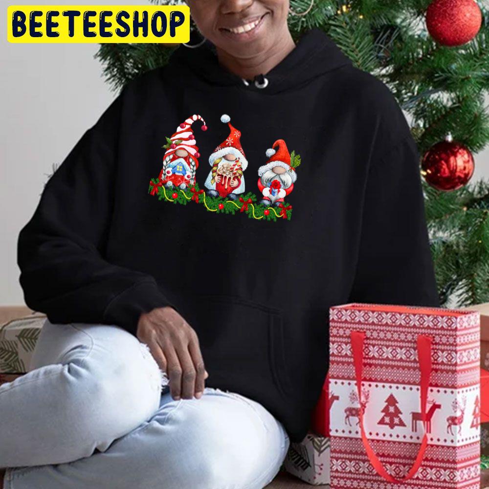 Ho Ho Ho Merry Christmas Gnomes Trending Unisex Hoodie Ho Ho Ho Merry Christmas Gnomes Trending Unisex Hoodie