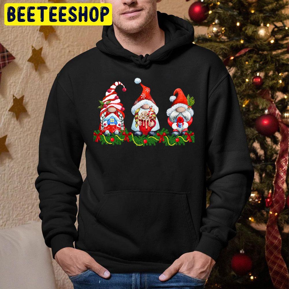 Ho Ho Ho Merry Christmas Gnomes Trending Unisex Hoodie Ho Ho Ho Merry Christmas Gnomes Trending Unisex Hoodie