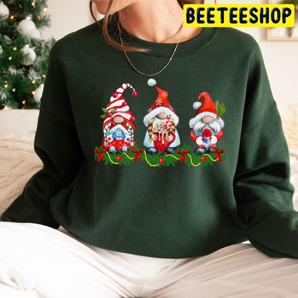 Ho Ho Ho Merry Christmas Gnomes Trending Unisex Hoodie Ho Ho Ho Merry Christmas Gnomes Trending Unisex Hoodie