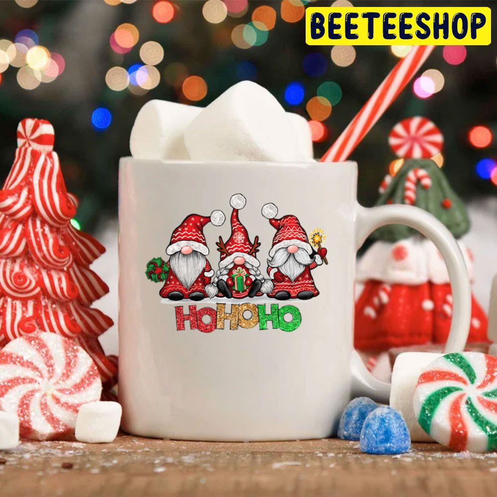 Ho Ho Ho Merry Christmas Santa Claus Gnome Reindeer Trending Unisex Hoodie Ho Ho Ho Merry Christmas Santa Claus Gnome Reindeer Trending Unisex Hoodie