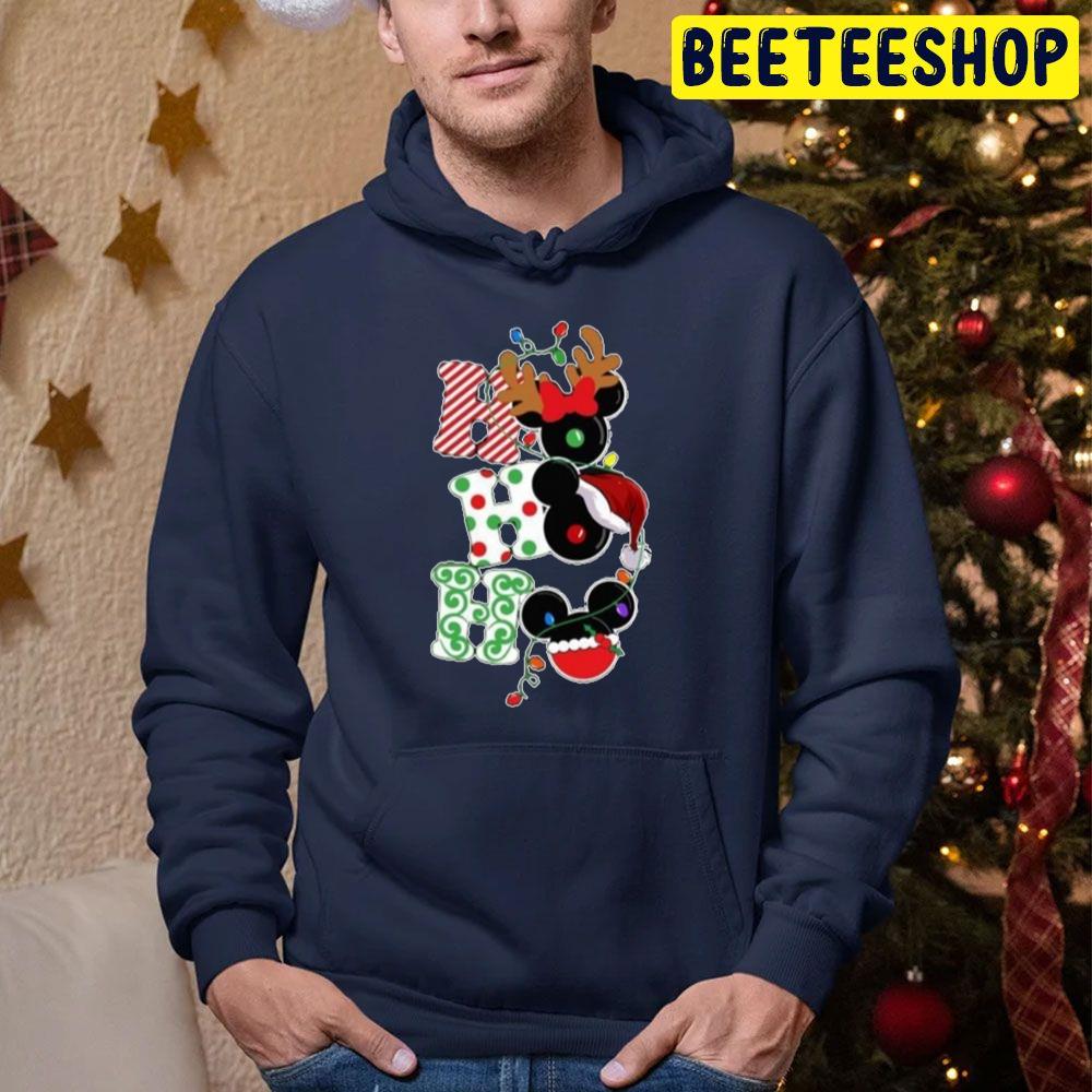 Ho Ho Ho Micky Ear Christmas Trending Unisex Hoodie Ho Ho Ho Micky Ear Christmas Trending Unisex Hoodie