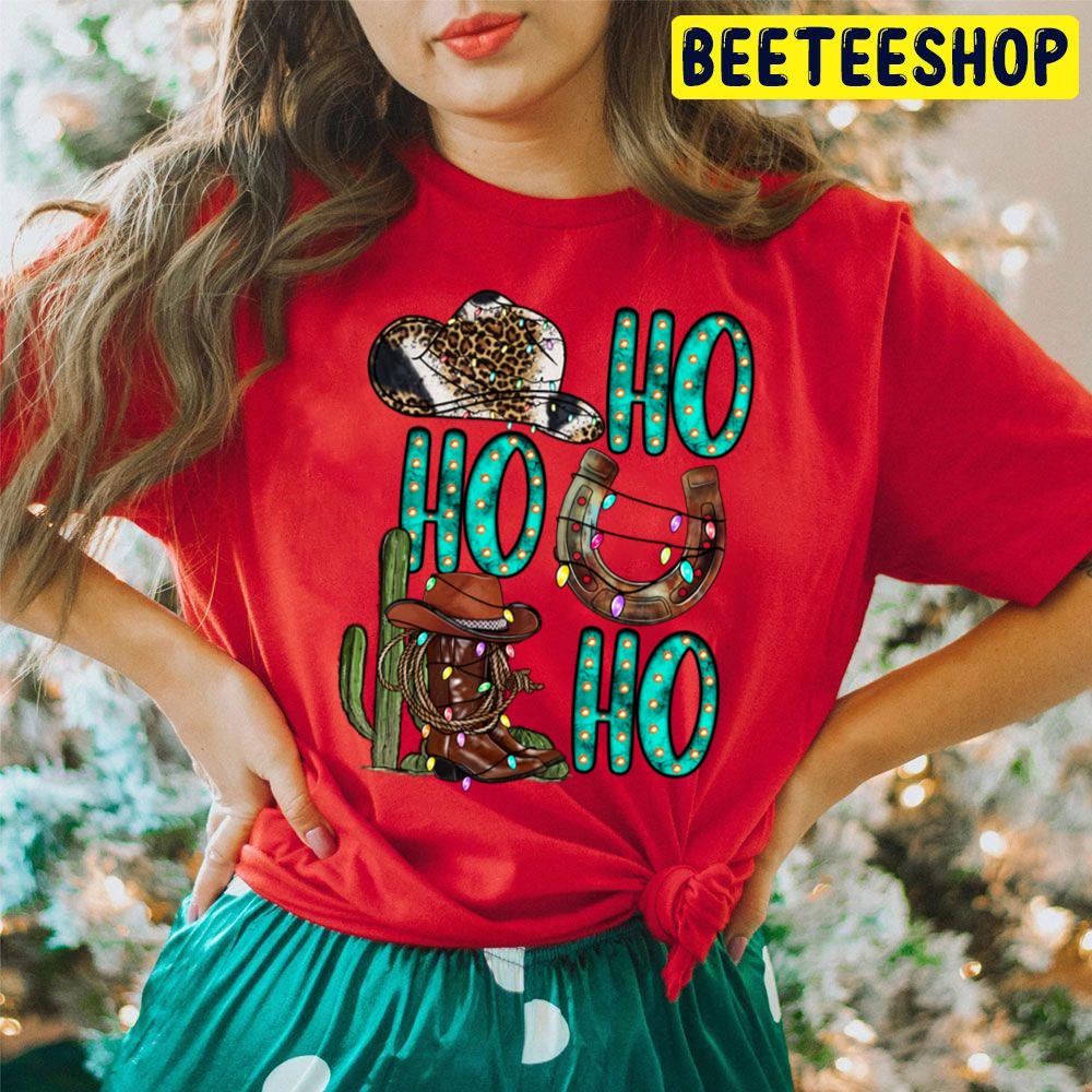 Ho Ho Ho Western Christmas Trending Unisex Hoodie Ho Ho Ho Western Christmas Trending Unisex Hoodie