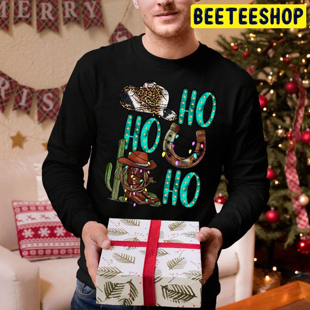 Ho Ho Ho Western Christmas Trending Unisex Hoodie Ho Ho Ho Western Christmas Trending Unisex Hoodie