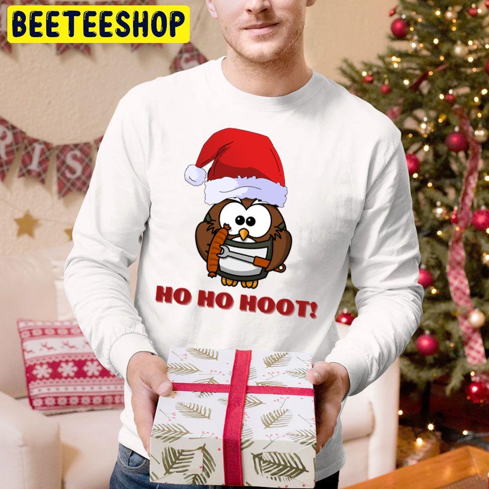 Ho Ho Hoot Santa Owl Christmas Trending Unisex Hoodie Ho Ho Hoot Santa Owl Christmas Trending Unisex Hoodie