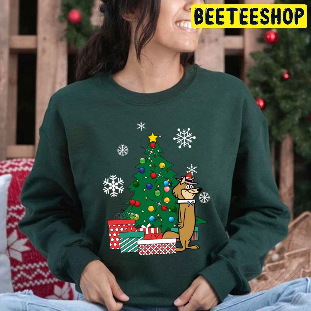 Hokey Wolf Around The Christmas Tree Trending Unisex Hoodie Hokey Wolf Around The Christmas Tree Trending Unisex Hoodie