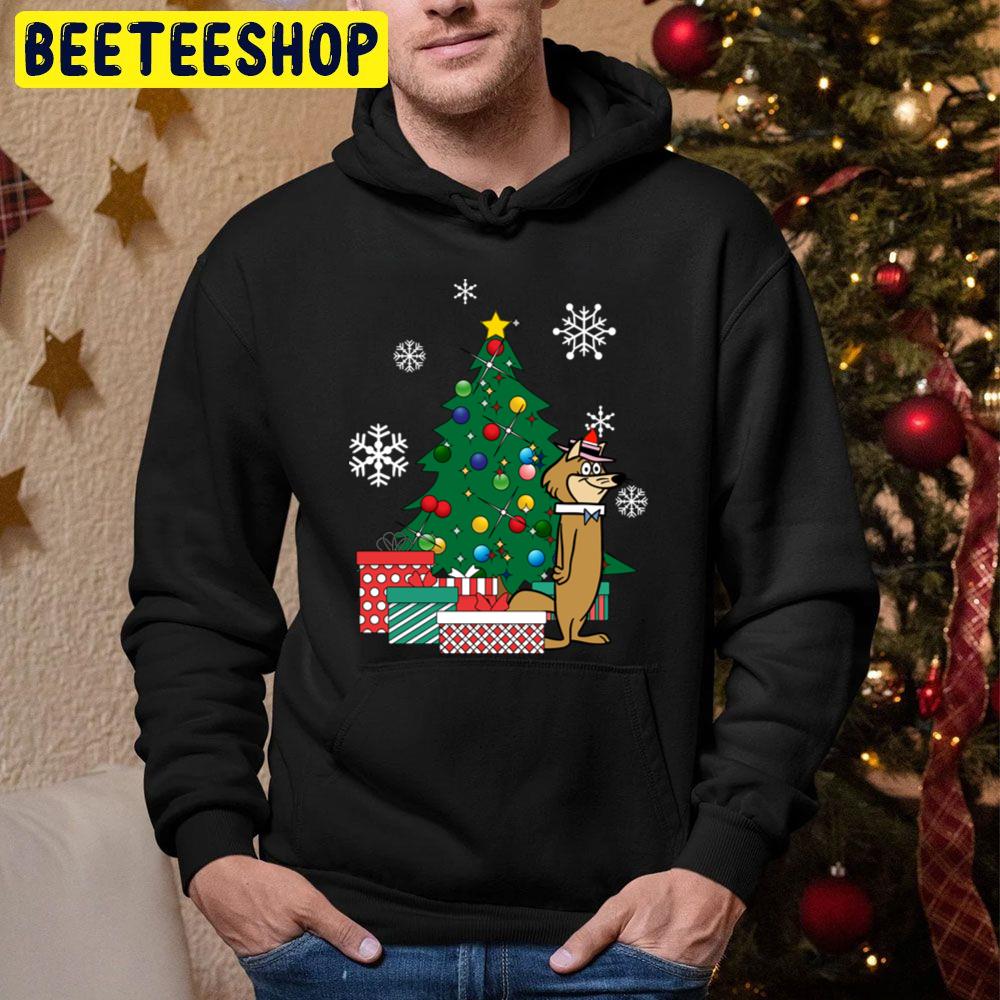 Hokey Wolf Around The Christmas Tree Trending Unisex Hoodie Hokey Wolf Around The Christmas Tree Trending Unisex Hoodie