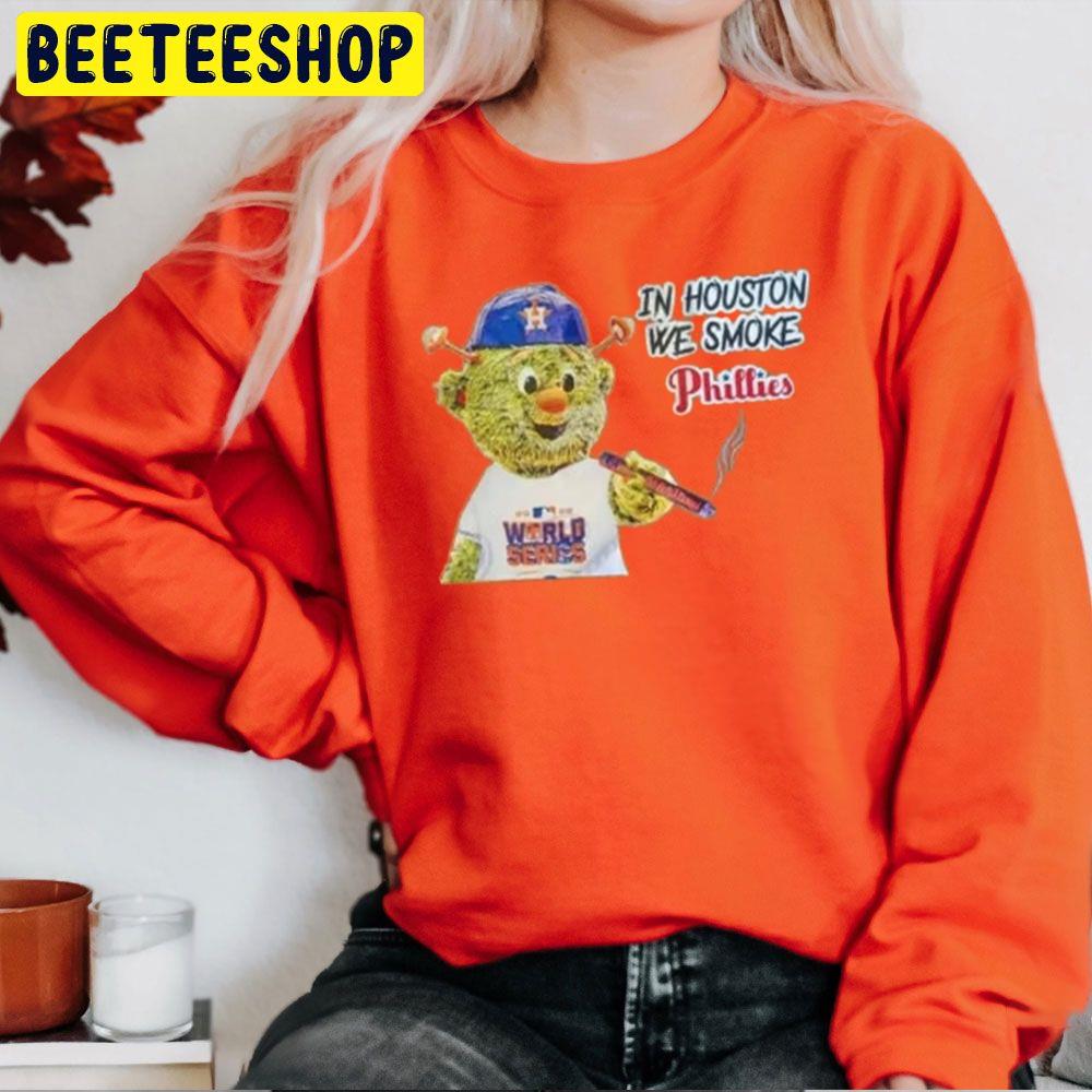 Houston Astros In Houston We Smoke Phillies World Series 2022 Trending Unisex Sweatshirt Houston Astros In Houston We Smoke Phillies World Series 2022 Trending Unisex Sweatshirt