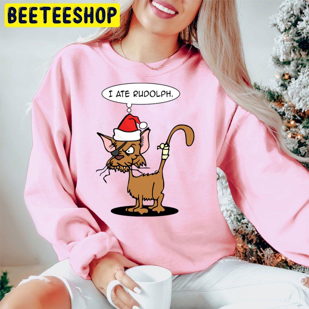 I Ate Rudolph Christmas Trending Unisex Hoodie I Ate Rudolph Christmas Trending Unisex Hoodie