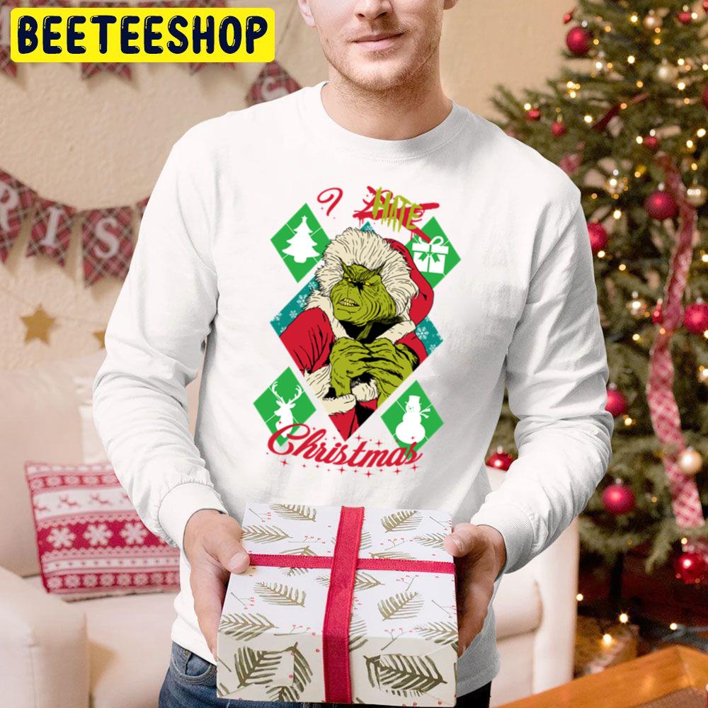 I Hate Xmas Grinch Christmas Trending Unisex Hoodie I Hate Xmas Grinch Christmas Trending Unisex Hoodie