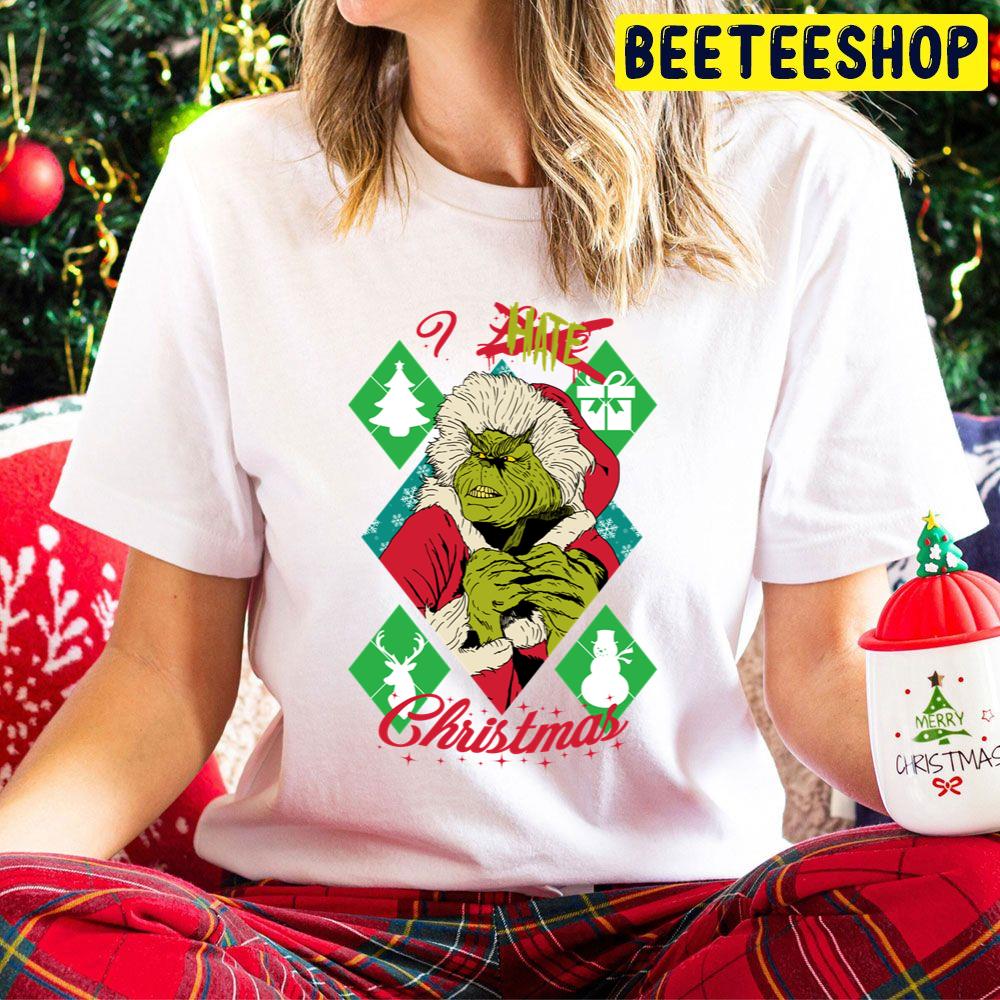 I Hate Xmas Grinch Christmas Trending Unisex Hoodie I Hate Xmas Grinch Christmas Trending Unisex Hoodie