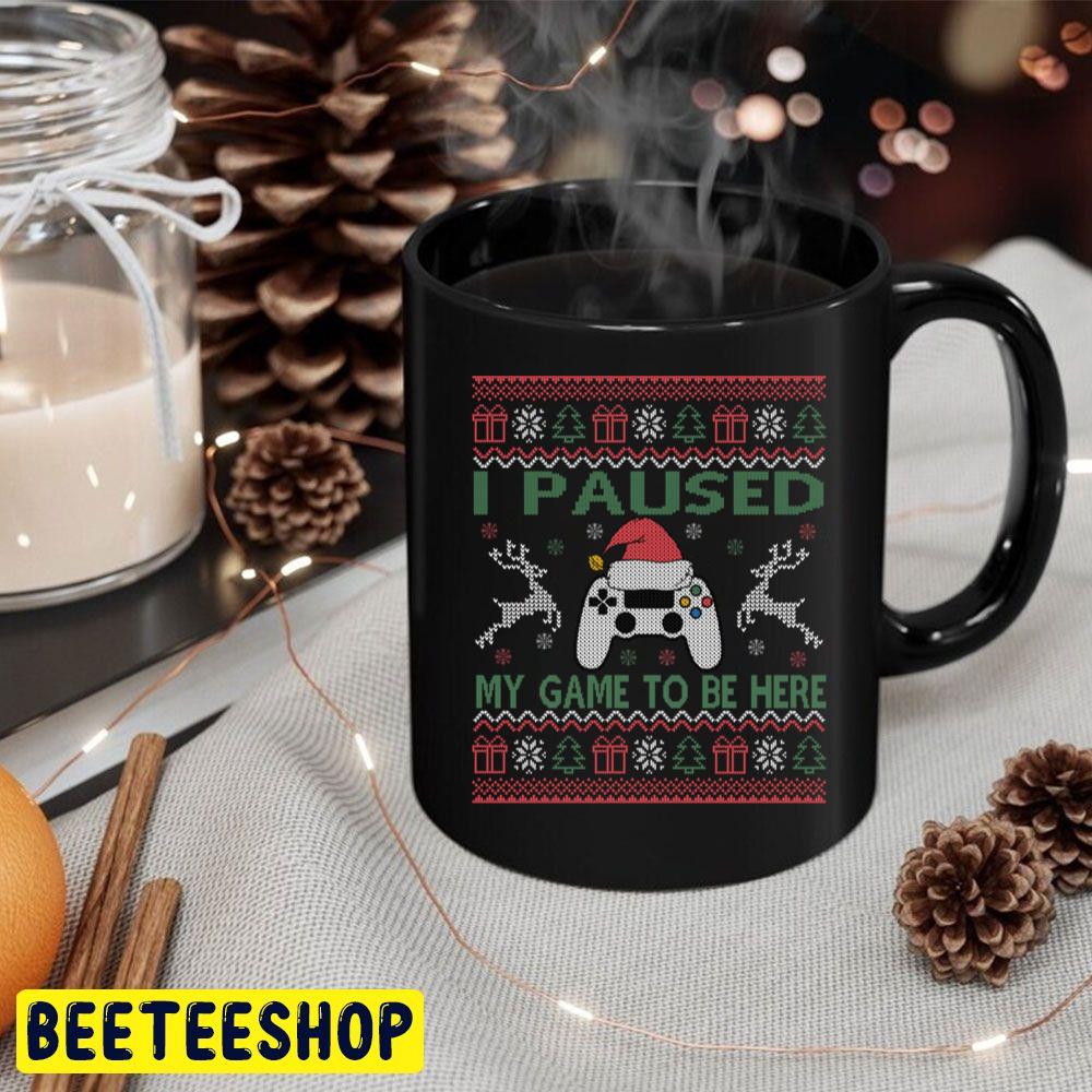 I Paused My Game To Be Here Knit Christmas Gamer Trending Unisex Hoodie I Paused My Game To Be Here Knit Christmas Gamer Trending Unisex Hoodie