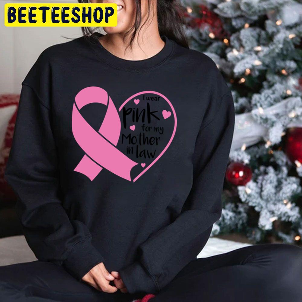 I Wear Pink For My Mother In Law Trending Unisex Hoodie I Wear Pink For My Mother In Law Trending Unisex Hoodie