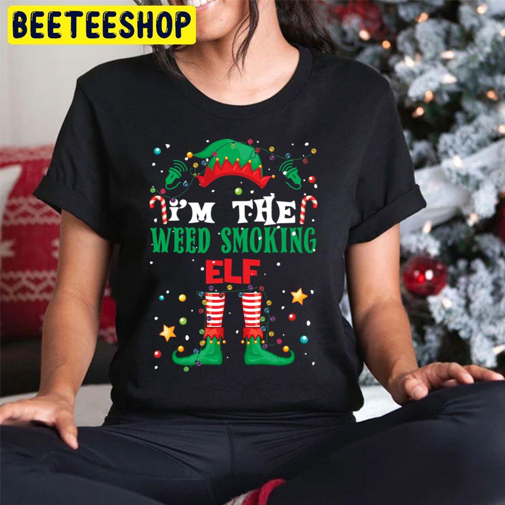 I'm The Weed Smoking Elf Funny Christmass Trending Unisex Hoodie I'm The Weed Smoking Elf Funny Christmass Trending Unisex Hoodie