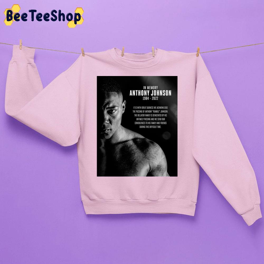In memories Anthony Johnson 1984 2022 Trending Unisex Sweatshirt In memories Anthony Johnson 1984 2022 Trending Unisex Sweatshirt