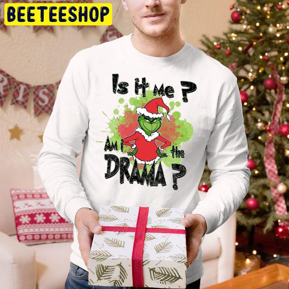 Is It Me Am I The Drame Grinch Christmas Trending Unisex Hoodie Is It Me Am I The Drame Grinch Christmas Trending Unisex Hoodie