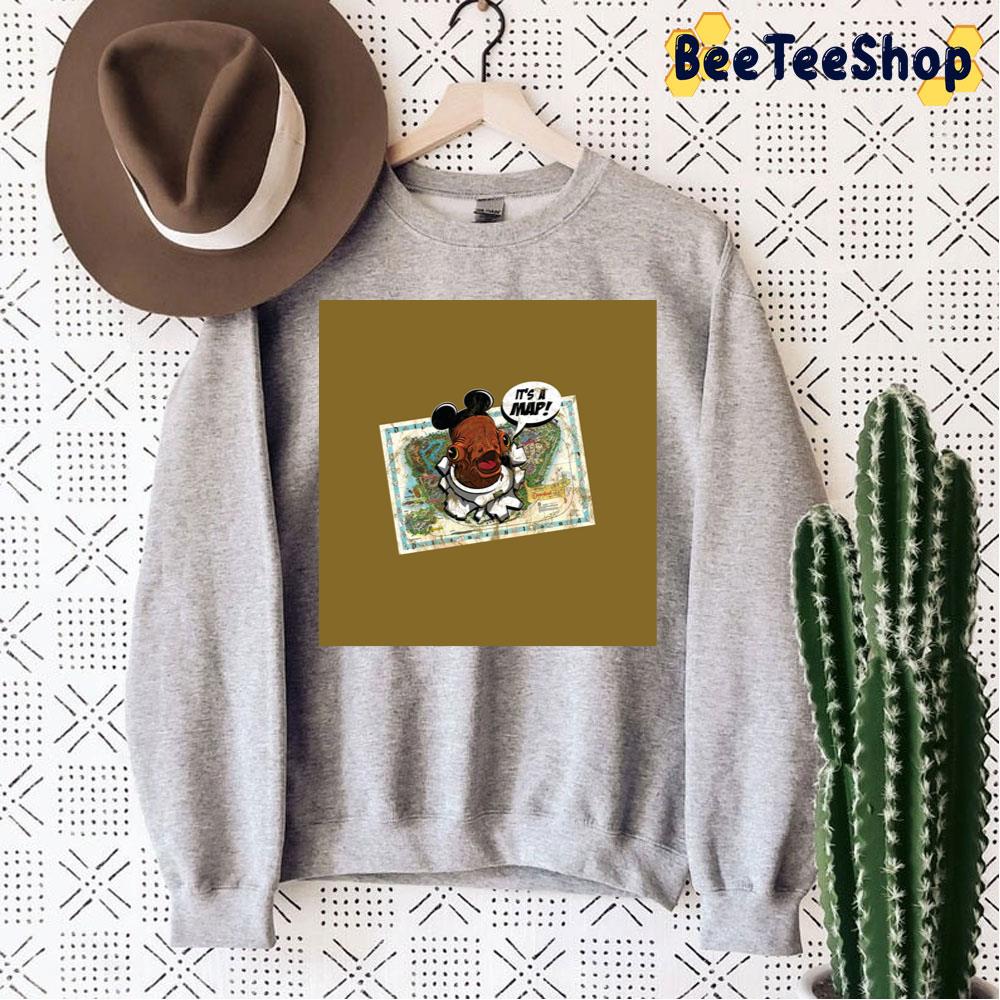 It's A Map Trending Unisex Sweatshirt It's A Map Trending Unisex Sweatshirt