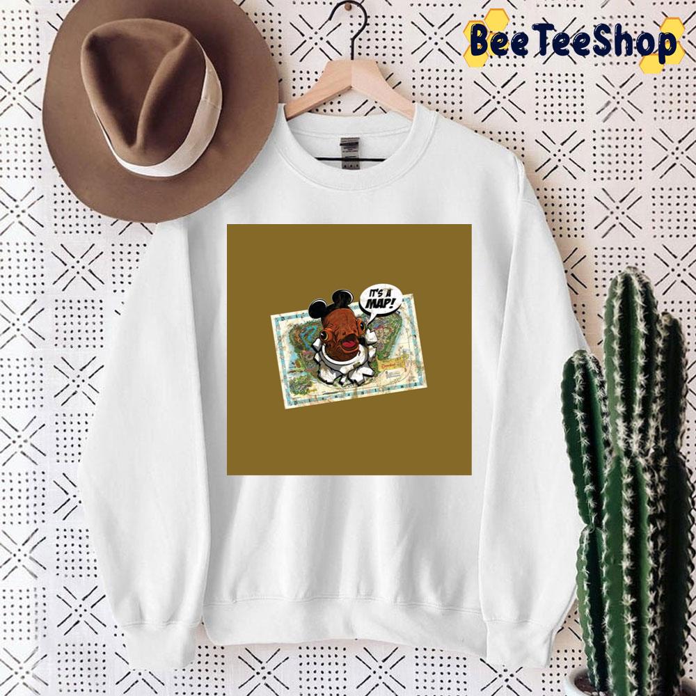 It's A Map Trending Unisex Sweatshirt It's A Map Trending Unisex Sweatshirt