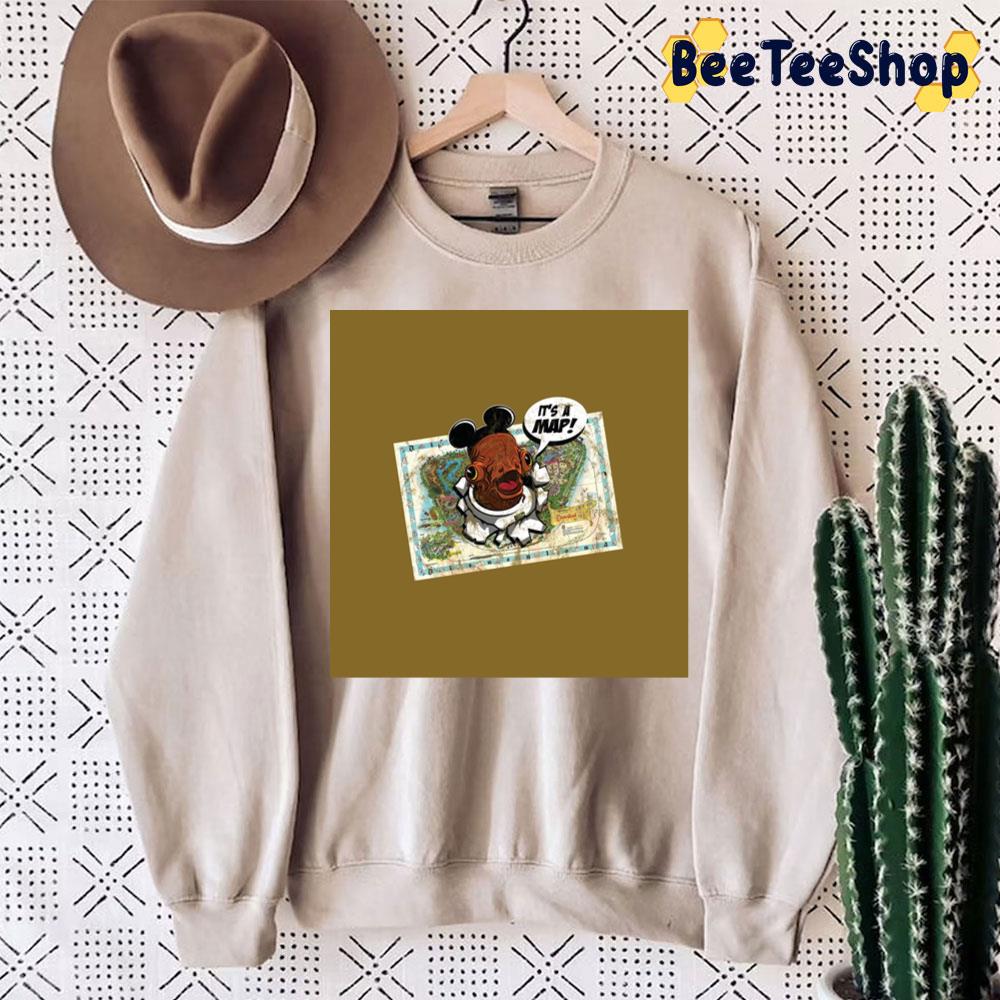 It's A Map Trending Unisex Sweatshirt It's A Map Trending Unisex Sweatshirt