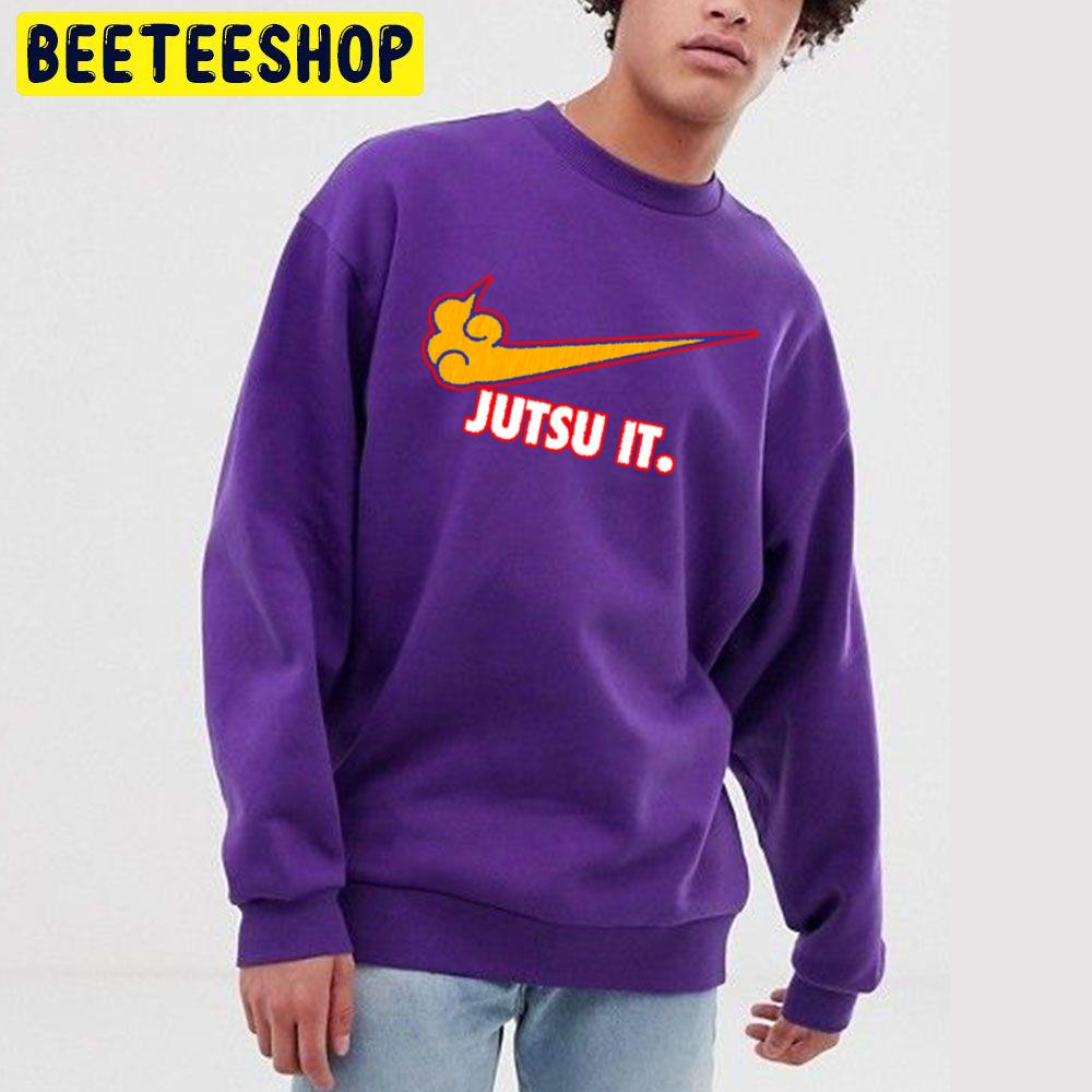 Just Us It Nike Logo Trending Unisex Sweatshirt Just Us It Nike Logo Trending Unisex Sweatshirt